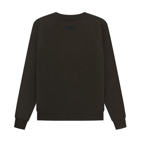Fear of God Essentials Crewneck Sweatshirt Off Black NWT Size XS - Picture 2 of 10